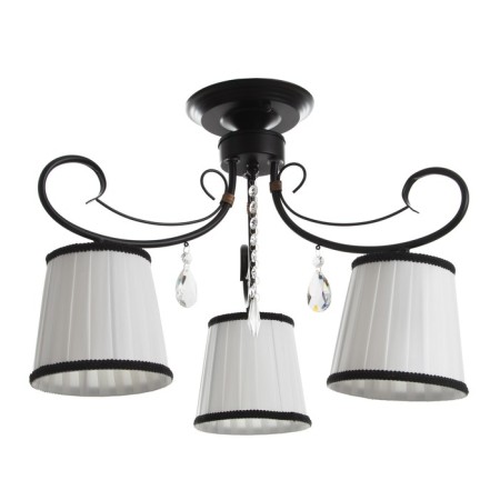 Jenny chandelier 3XE14 40W black and gold 56.5x56.5x36.5 cm Bayerlux