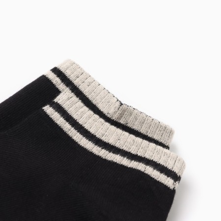 Women's socks shortened, black color, rr 25-1