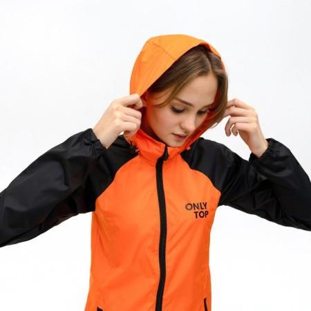 Ветровка ONLYTOP унисекс с сумкой orange, р. 48-13