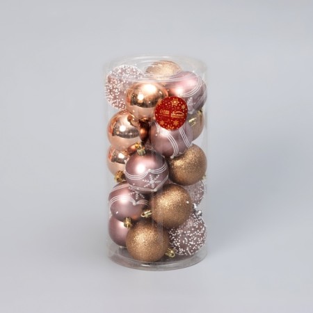 Set of balls plastic D-6 cm, 20 pcs "Delia"-1