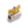 Ball the gas gas aqualink, PN 16, the inner/internal thread 1/2 ", butterfly, nickelir.