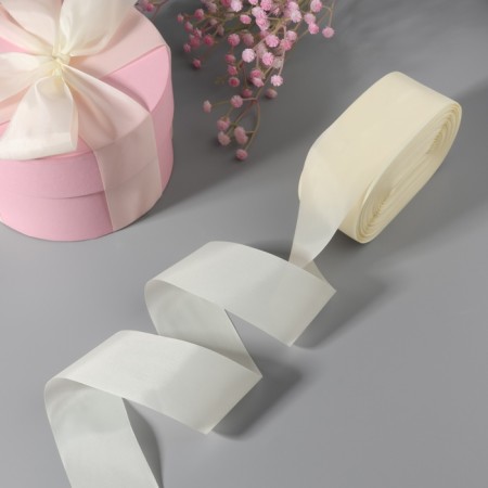 Kapron tape, 50 mm, 100 ± 5 m, ivory color-1