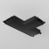 T-shaped power connector for the Technical tra084ct-11b overhead track system, 5.5x8.6x0.6 cm, black color is black