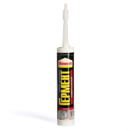 Sealant moment a herment, silicone, universal, white, 280 g-2