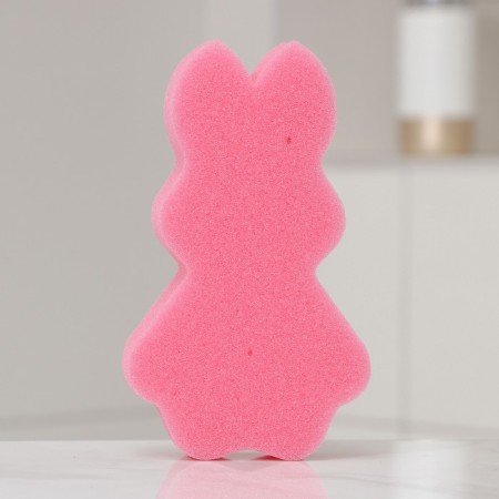 Body sponge children's "Bunny", 14.5 × 9 cm, color mix-5