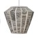 Lamp Bayerlux 1674/1wt E27 40W white-black 29x29x25-125 cm