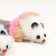 Mouse made of artificial fur, up to 17 cm with a tail, a mix of flowers