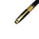Gift handle, ball "boss" in the leatherette case, rotary, black with gold