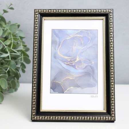 Photo frame Plastic "Kame" 10x15 cm, black