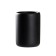A glass for dental brushes, 10x7x7 cm, black