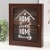 Key "House" 26x31cm Wenge