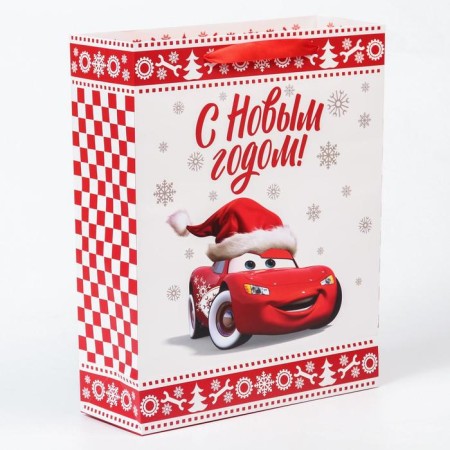 New Year. Gift package, 31x40x11.5 cm, packaging, cars-1
