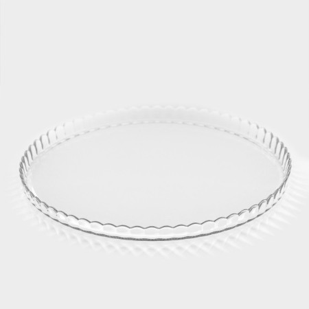 Glass dish Patisserie, D = 24 cm, transparent color