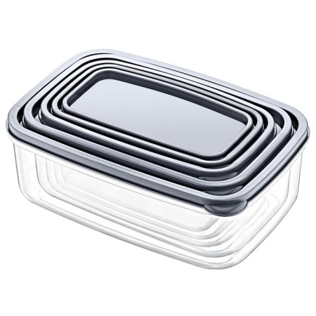 A set of food containers EMHOUSE, 5 pcs, color mix