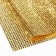 Thermocleic rhinestones on the sheet, d = 3 mm, 40 × 24 cm, gold color