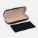 Case for glasses on a cracker, black/gold color