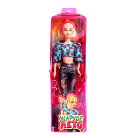 Doll in the Penalia "Hot Summer", jeans and top-6