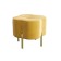 Country Pouffer, 505x505x415, Velur Ultra Mustard