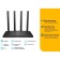 Wireless TP-Link Archer C80 AC1900, 1000 Mbps, 4 ports, black