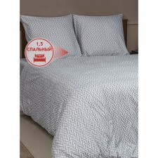 Bed linen 1.5 joint venture amore mio, size 150x210 cm, 145x215 cm, 70x70 cm - 2 pcs, beige color
