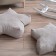 Decorative pillow "Starc", size 65x65x20 cm, color light gray