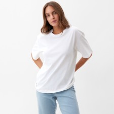 Women's T -shirt KAFTAN: BASIC Line col. White, rr 44-46