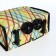 Folding bag on Velcro, 2 wheels, colorful color