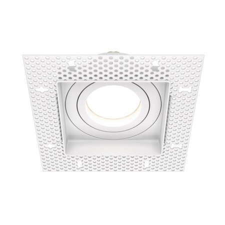The built-in lamp Technical DL003-01-W, 1x50W, 13x13x3.8 cm, GU10, white color