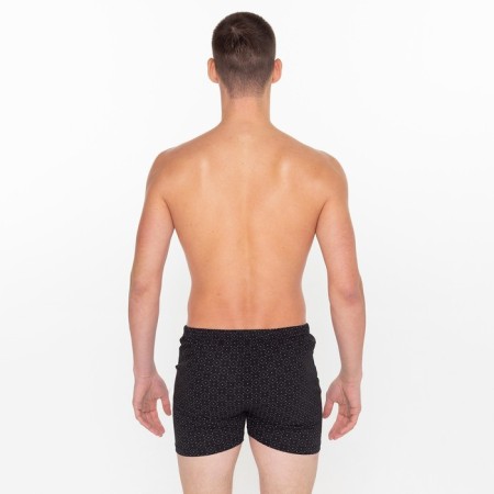 Male panties free with button, black color/rhombuses, size 52-2
