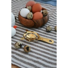 Eggs separator with goldie ears, gold color