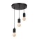 Lamp "Skin" 3he27 40W black 30x30x16-60cm