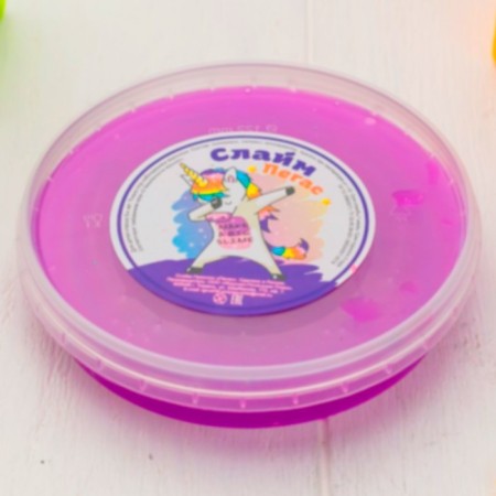 Slime "fluorescent" purple, 160 g