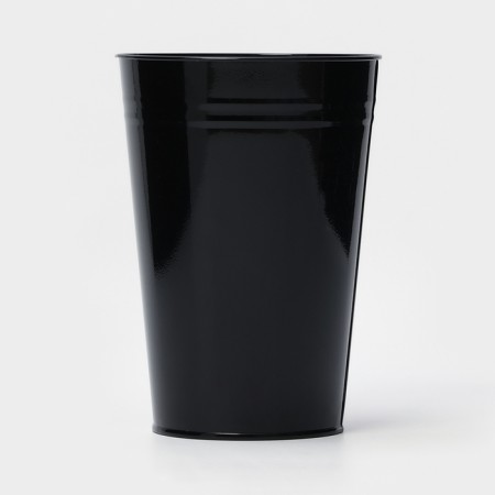 Vazon without pens, 7 l, height 29 cm, black color-1