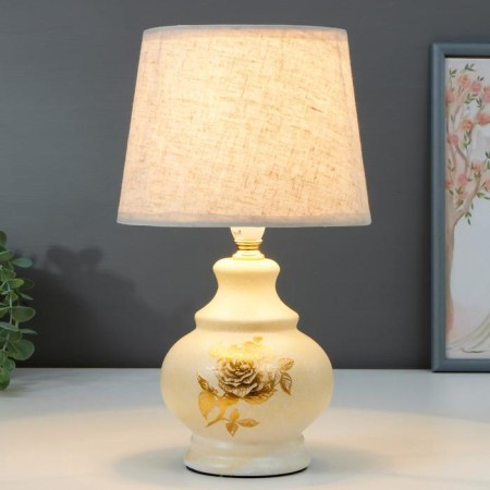 Table lamp 16377/1 E14 40W white 17x17x29 cm Risalux-1