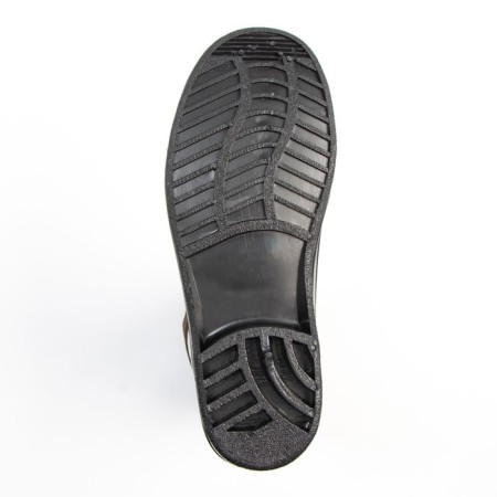 Women's boots with insulation, size 40, black color, PVC-4