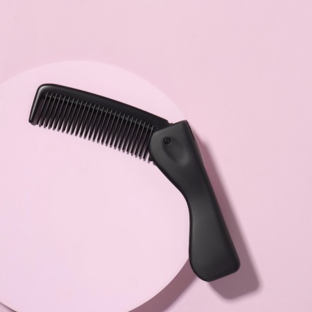 The comb is folding, 17.5 × 3 cm, black color-1
