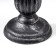 Summary of the tree for 1 candle "Ferdinand" black with silver patina 17x10.5x10.5 cm