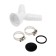 Masterprof studio Isa. 110620, to Siphon, to connect household appliances, double, with clamps