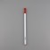 Knitting hook, d = 7 mm, 16 cm, white/red color