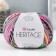Yeritage yarn 75% acrylic, 25% wool 125m/50g (340 pink-green lemon)