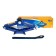 Rombic jack Kraft KT 800070, with rattle, lifting height 100-350 mm, 1 t