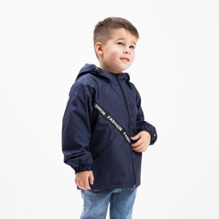 Vetrovka nursery, dark blue color, height 128-134 cm-1