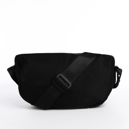 Youth bag with zipper, black color-4