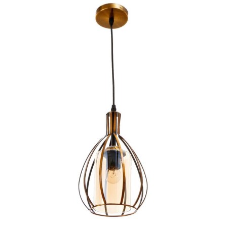 Lamp Bayerlux 59812/1 E27 40W bronze 17x17x28-128 cm-1