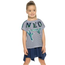Set for girls, height 92 cm, dark blue color