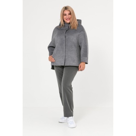 Women's jacket, size 58, gray color-1