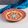 Plant of Rishtan ceramics "Patterns", 28 cm, red