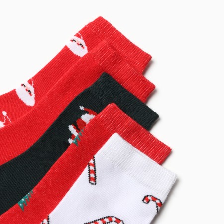 Набор женских носков KAFTAN "Merry XMAS" размер 36-39 (23-25 см), 5 пар-3