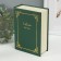 Casket to the leatherette for jewelry "Magic Book" dark green 15.5x21.5x7 cm