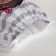 Bag for shoes on the lace, white color